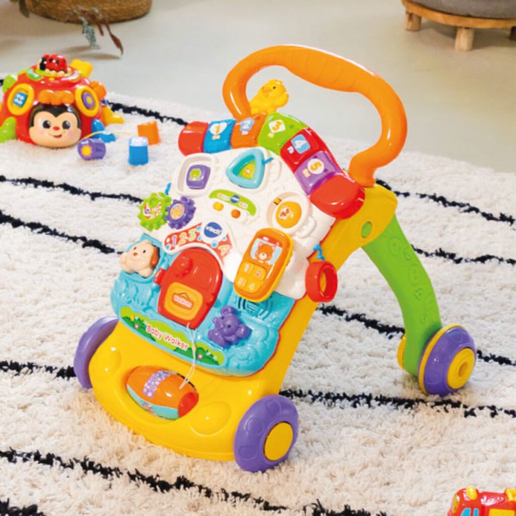 Loopwagen in vrolijke kleuren van vtech - VTech loopwagen