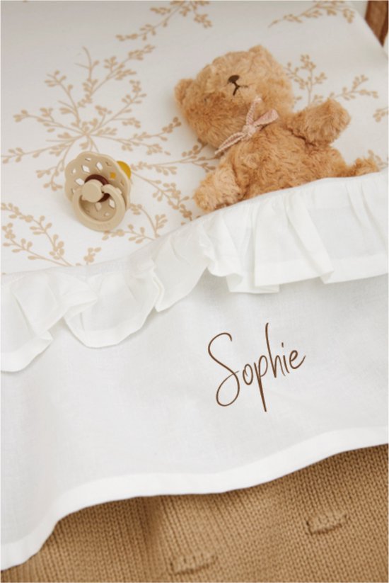 babydeken met naam gepersonaliseerd