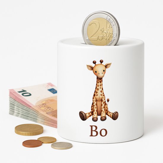Spaarpot met naam sinterklaascadeau