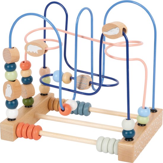 Houten spiraal small foot dieren