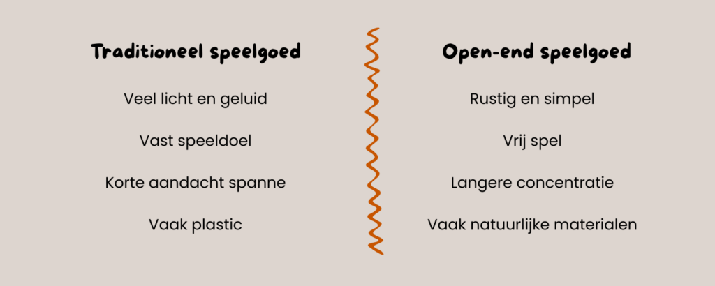 Open-end speelgoed vs. traditioneel babyspeelgoed de verschillen