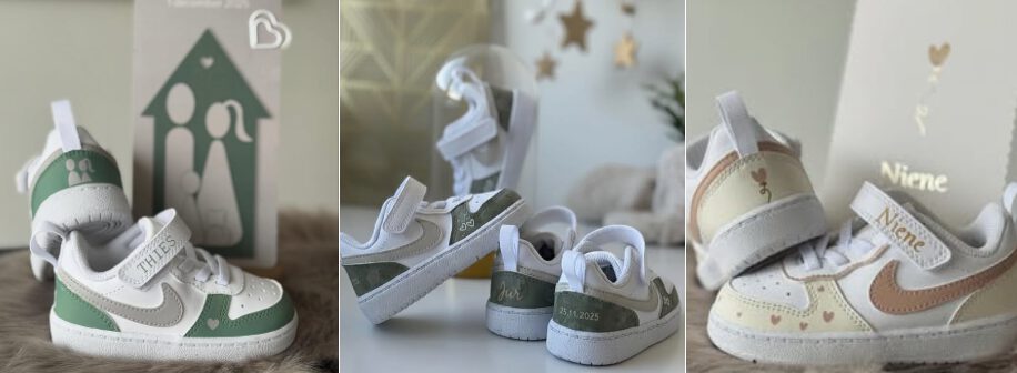 Origineel kraamcadeau - Gepersonaliseerde babyschoenen