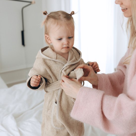 Badjas met naam baby